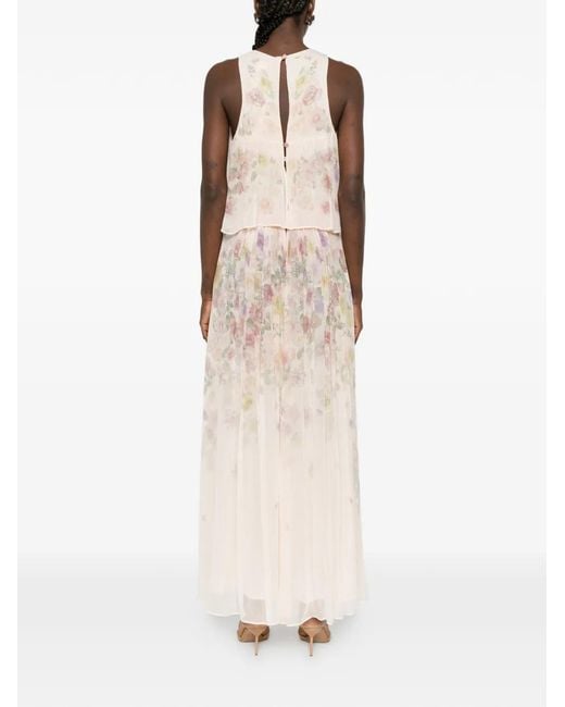 Twinset White Maxi Floral Dress