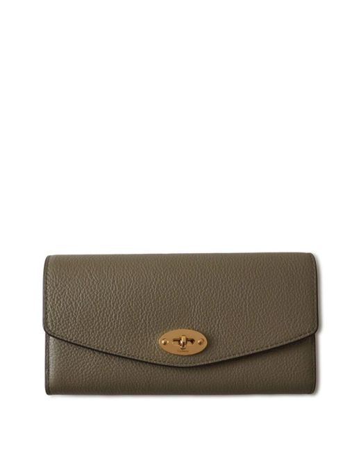 Mulberry Gray Small Darley Leather Wallet