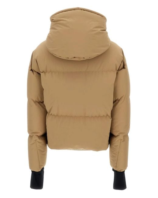Moncler Natural Hooded Drawstring Puffer Jacket