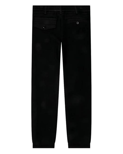 Sacai Black Sponge Drawstring Trousers for men