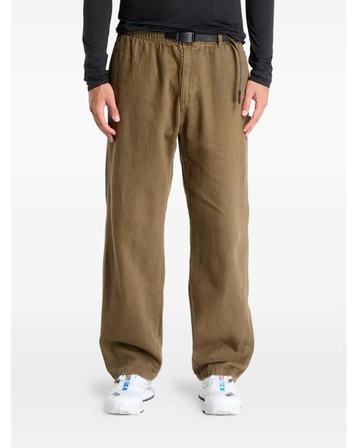 Gramicci Brown Logo Trousers for men