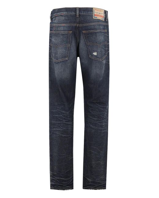 DIESEL Blue 2023 D-Finitive 09L52 Tapered Jeans for men