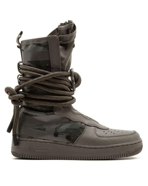 Nike Air Force 1 Boots in Brown for Men | Lyst