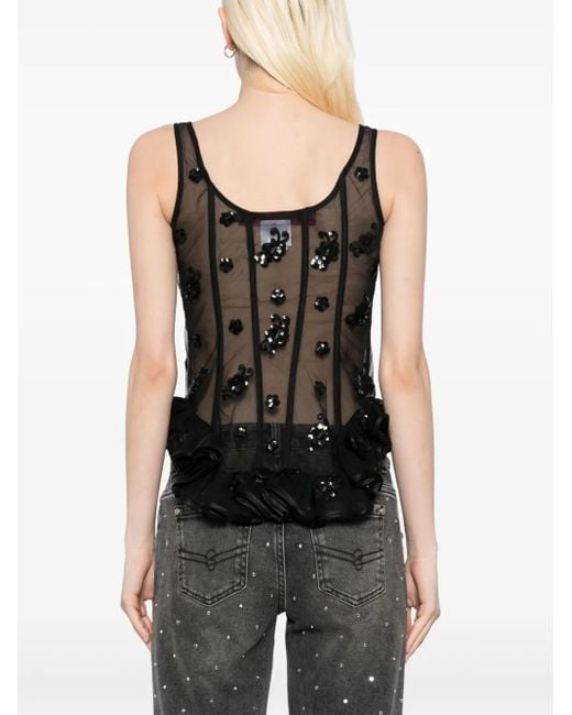Chopova Lowena Black Afly Corsage