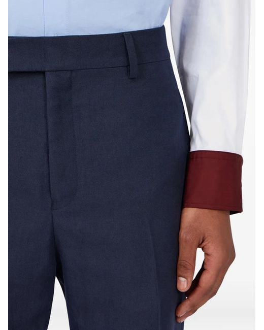 Ferragamo Blue Tailored Trouser for men
