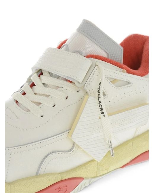 Off-White c/o Virgil Abloh White Puzzle Sneakers
