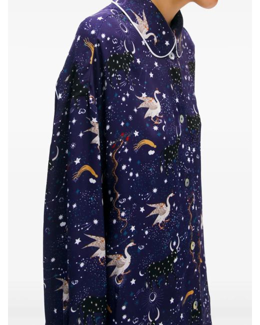 Sleeper Blue Pastelle Shirt