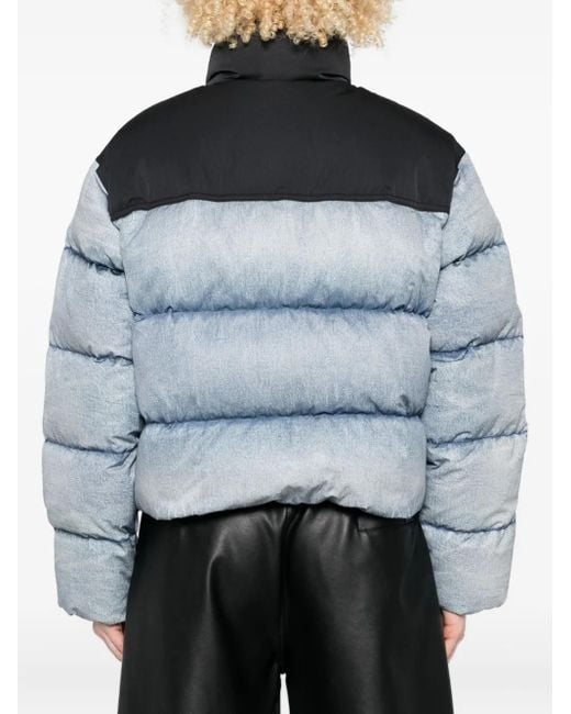 Alexander Wang Blue Quilted Puffer Jacket