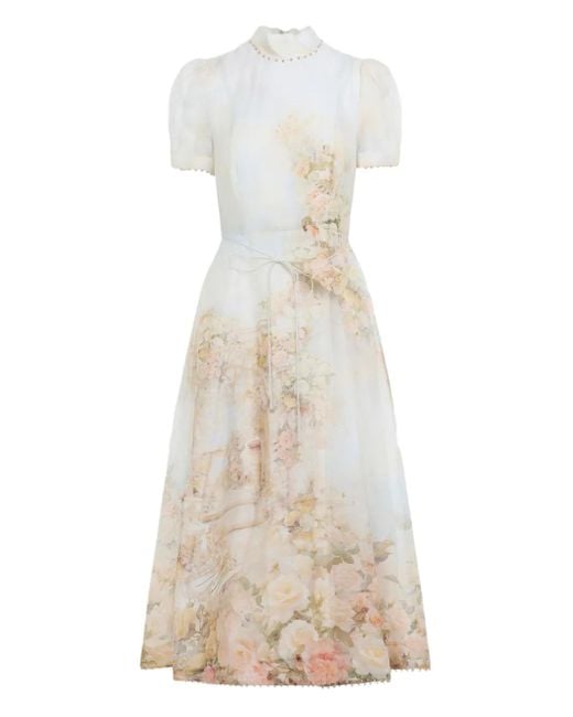 Zimmermann Memento フローラル ドレス White