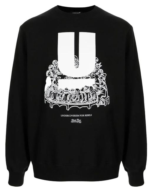 Undercover Black Ism For Rebels Sweatshirt for men