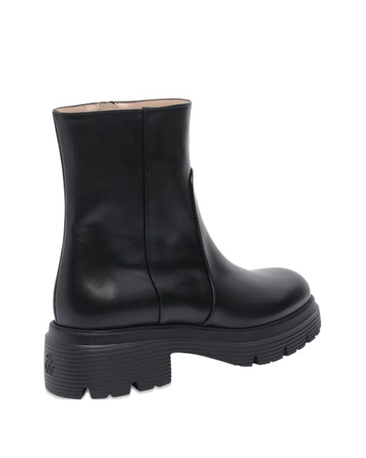 Stuart Weitzman Laarzen Met Plateauzool En Ritsdetail in het Black