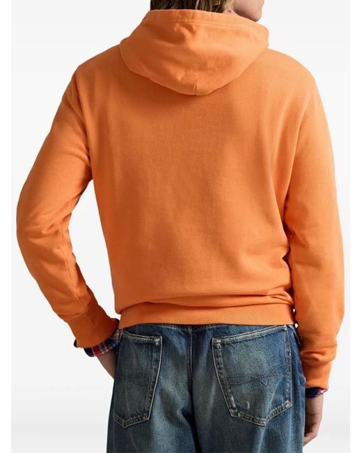 Polo Ralph Lauren Orange Sweat À Manches Longues for men