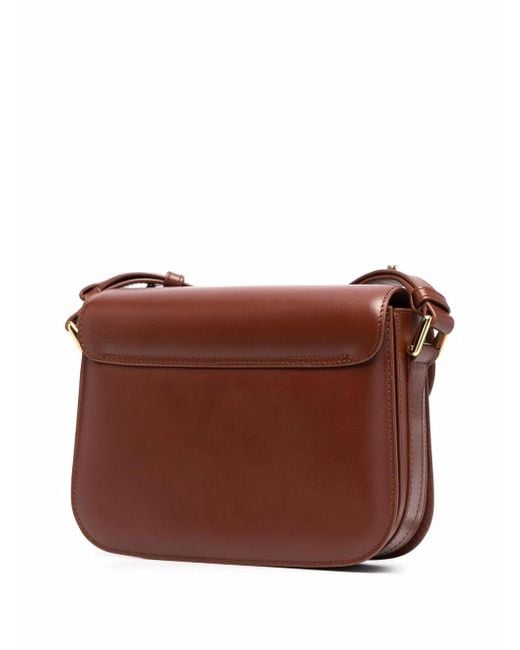 A.P.C. Brown Grace Schultertasche
