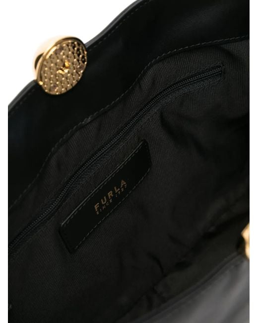 Furla Black Sfera Soft M Shoulder Bag Bags
