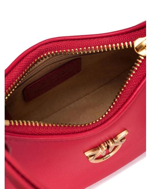 Pinko Pink Fuchsia Leather Bag With Buckle