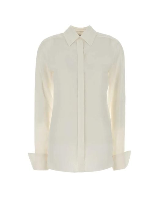 Sportmax White Elisir Silk Shirt