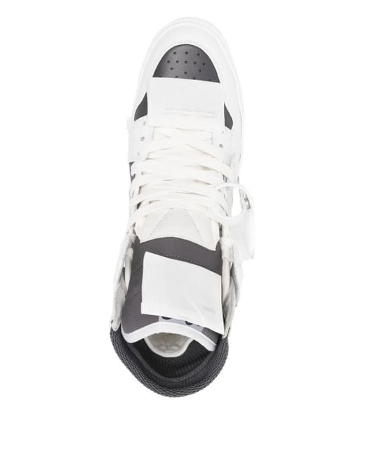 Baskets Montantes En Cuir Off-White c/o Virgil Abloh pour homme en coloris White