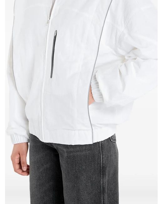 Adidas White Venice Zip Jacket