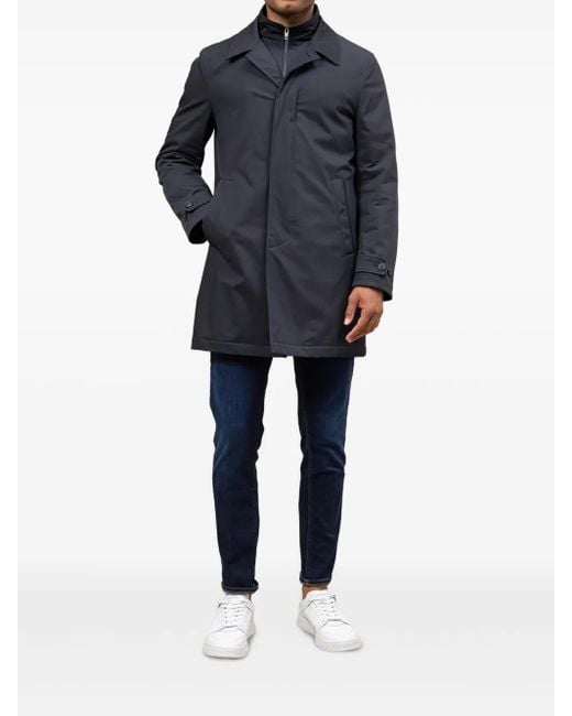 Fay Blue Zip Coat for men