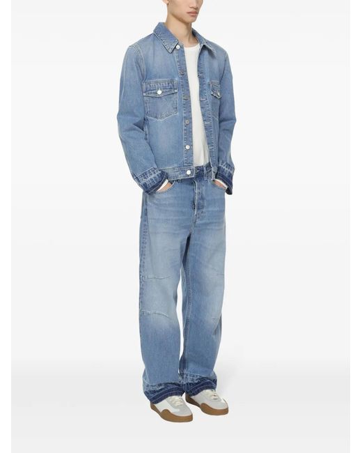 Won Hundred Blue Denim Jacket for men