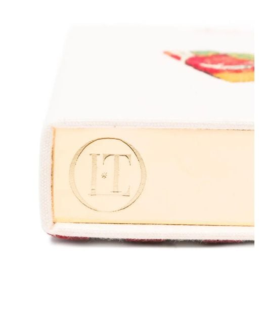 Olympia Le-Tan Pizza Box Clutch in het Red