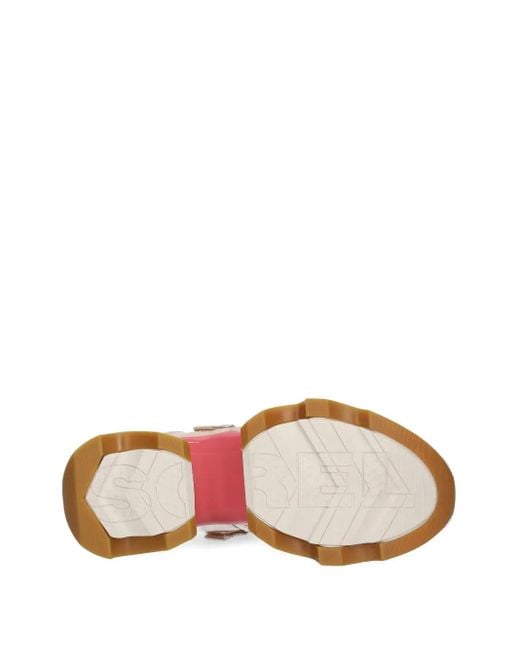 Sorel Sandalen Met Chunky Zool En Plateauzool in het Pink