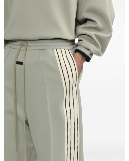 Fear Of God Gray Sport Stripe-detail Track Pants for men