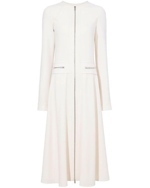 Robe longue Joanne à design à empiècements Proenza Schouler en coloris White