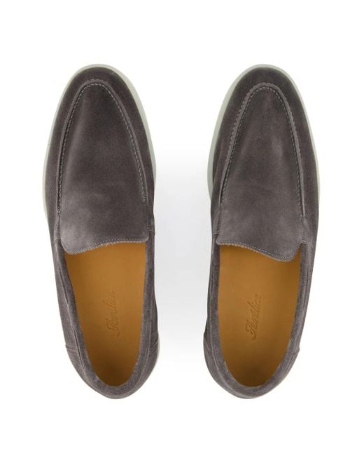 Aurélien Gray Yacht Suede Loafers for men