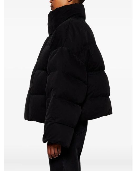 Entire studios Black Cropped-Steppjacke