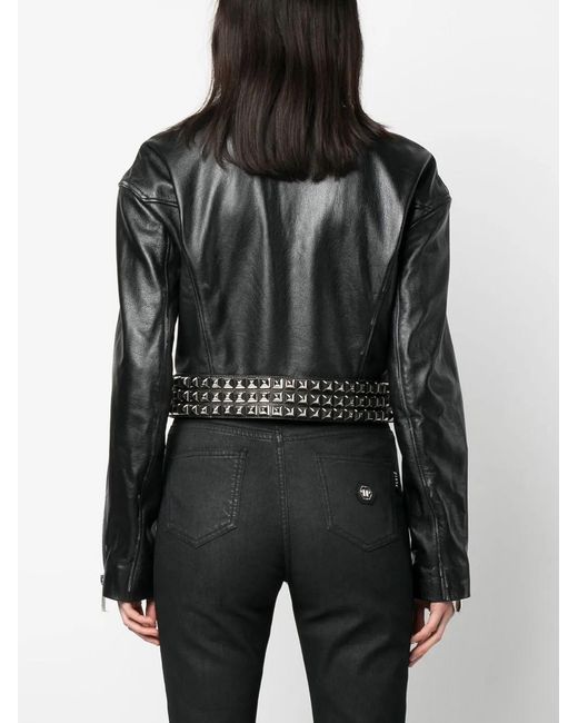 Philipp Plein Cropped Jack in het Black