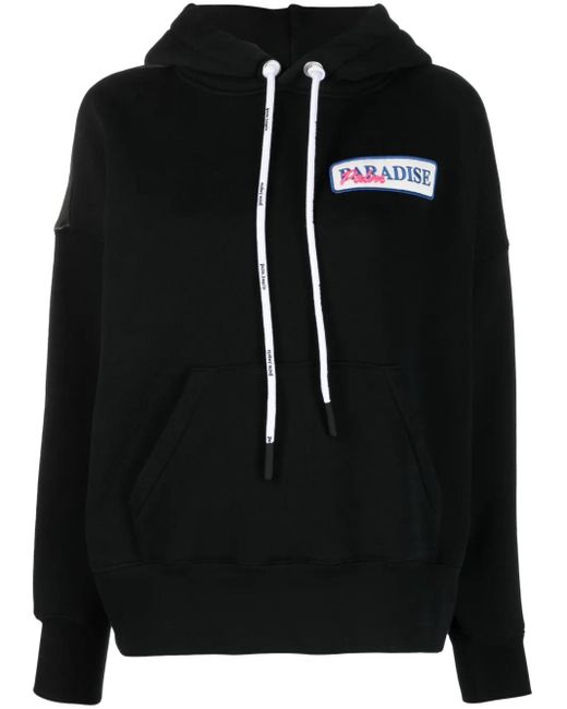 Felpa Con Stampa Grafica di Palm Angels in Black