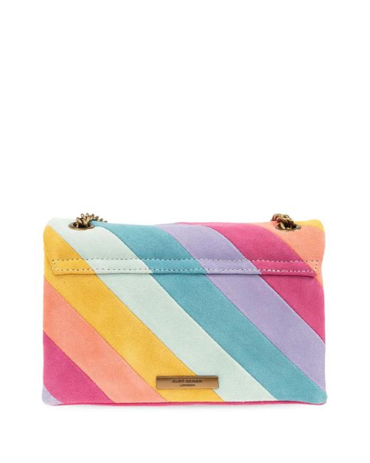 Kurt Geiger Blue Medium Kensington Shoulder Bag