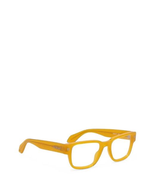 Off-White c/o Virgil Abloh Metallic Rectangle-Frame Optical Glasses