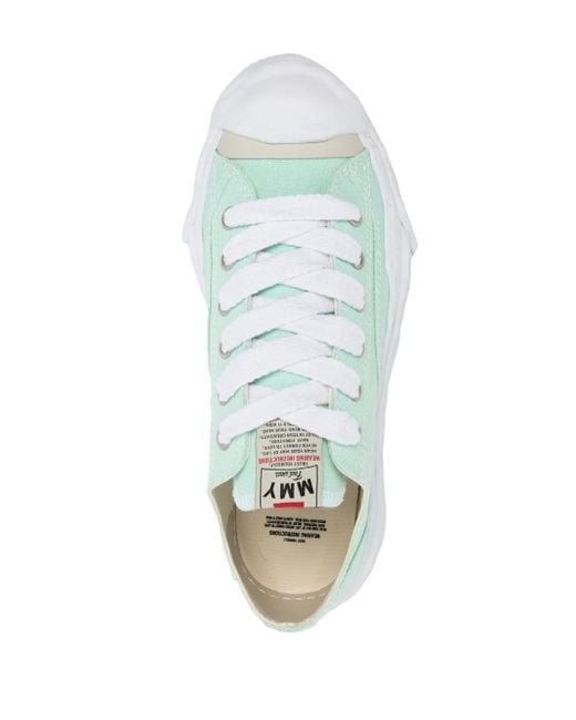 Maison Mihara Yasuhiro White "hank" Og Sole Canvas Low-top Sneaker