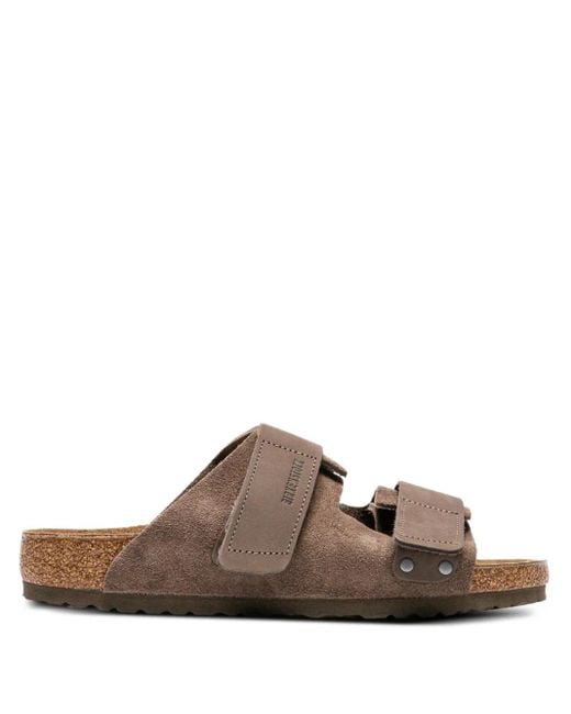 Birkenstock Brown Uji Flat Sandals for men
