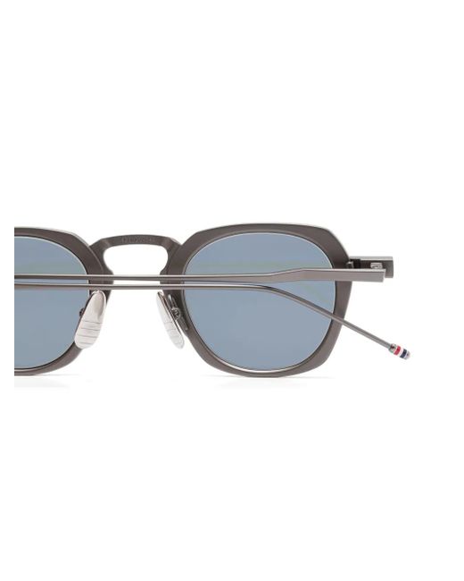 Thom Browne Gray Square-Frame Sunglasses