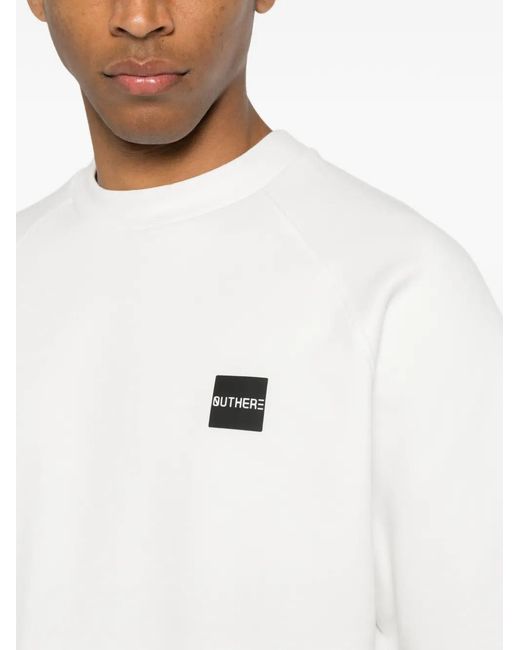 OUTHERE White T-Shirt À Manches Raglan for men