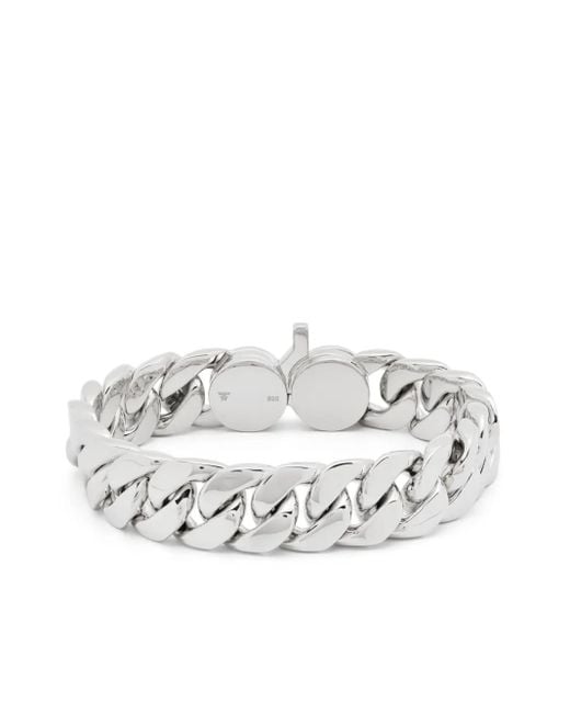Tom Wood White Danny Slim Bracelet