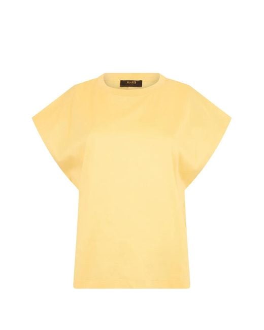 Moorer Yellow Crew-Neck T-Shirt