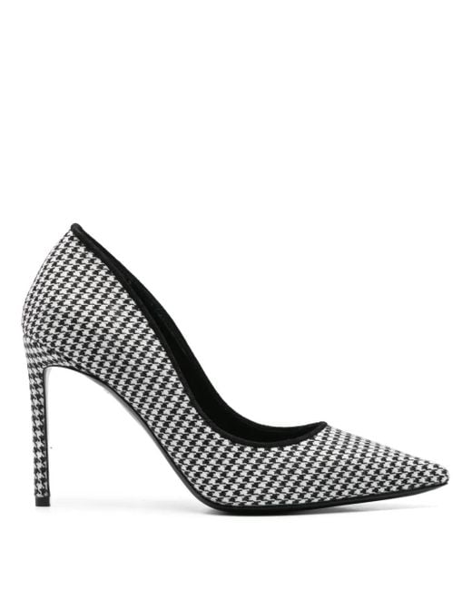 Ginissima Metallic 85Mm Houndstooth Pumps