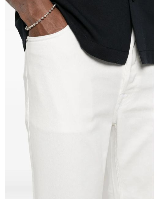 Pence White Pantalon Leo À Cinq Poches for men