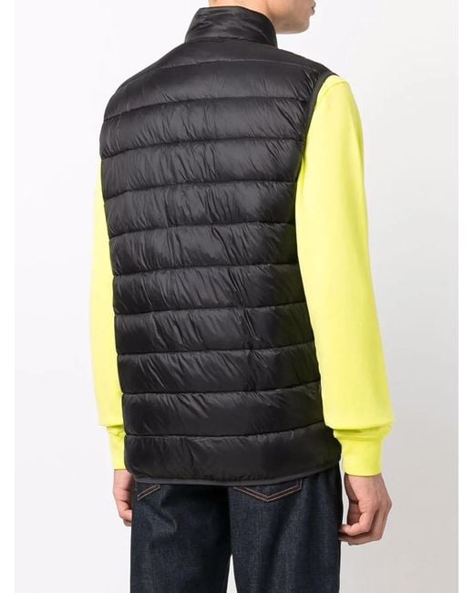 Chaleco Acolchado Con Logo Barbour de hombre de color Black