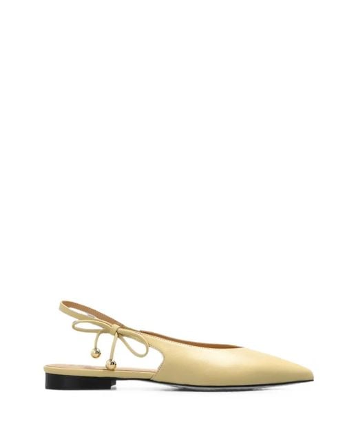 Furla Natural Poppy Slingback Ballet Flats