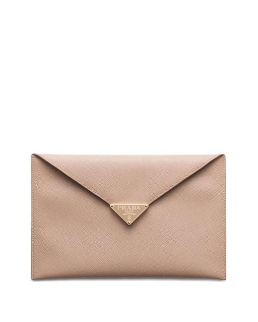 Prada Natural Clutch