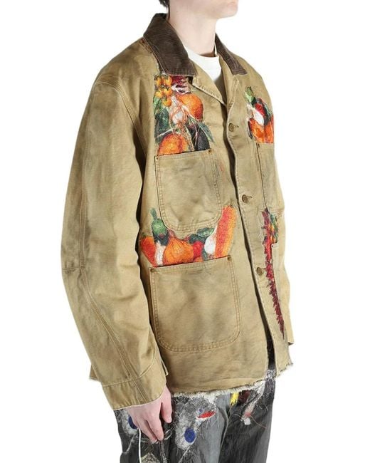 Doublet Metallic Vegetable-Embroidered Jacket