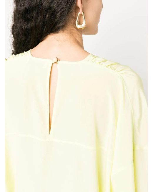 Lanvin Gedrapeerde Blouse in het Yellow