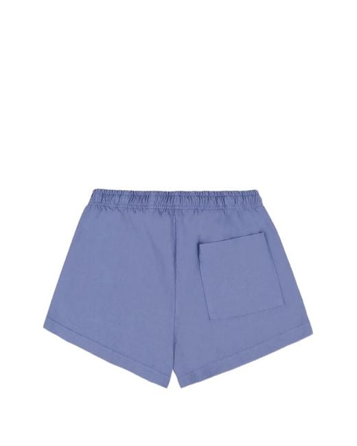 Sporty & Rich Blue Disco Shorts