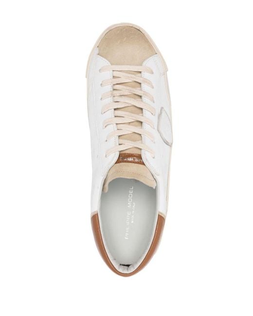 Philippe Model Paris Sneakers mit Logo-Patch in White für Herren