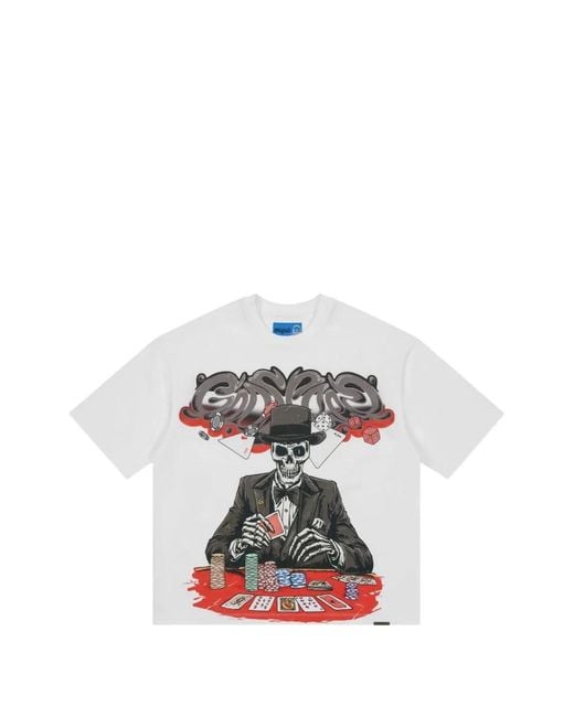 Godspeed White T-Shirt High Stakes for men